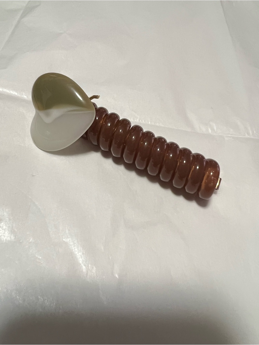 Heart Shaped Phone Cord Hair Tie Hair Accessory
